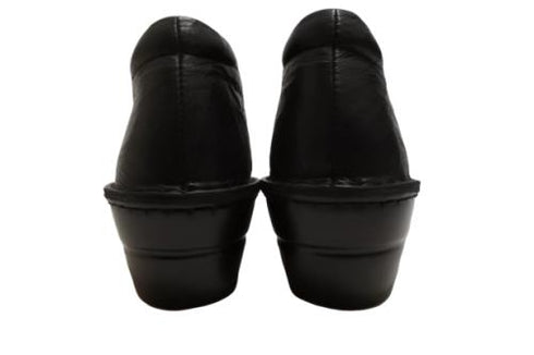 【インコルジェ3249 ブラック】くしゅくしゅスマートスリッポン